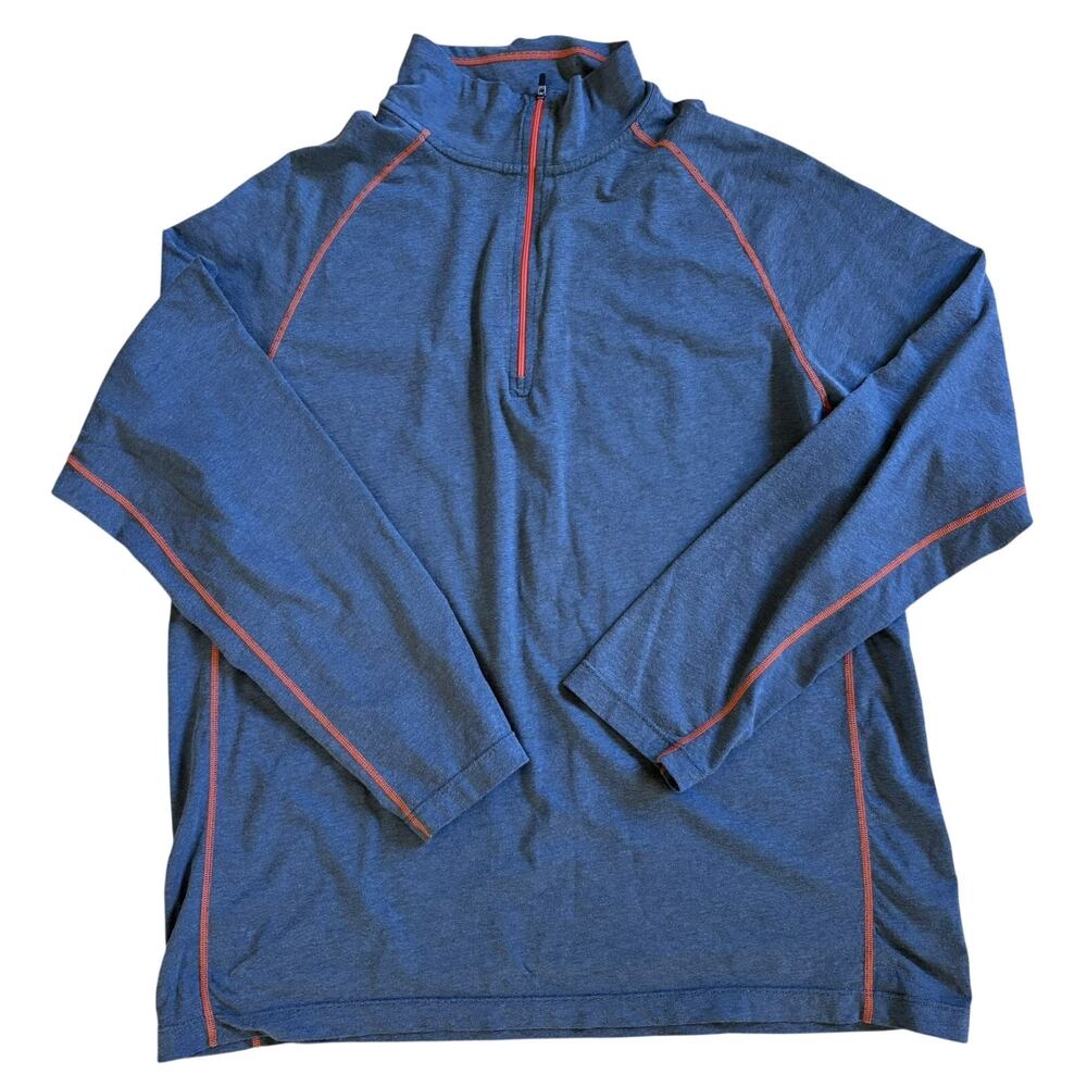 Cloudveil 1/4 Zip Long Sleeve Mens XL Gray Performance Activewear Hiking Camping